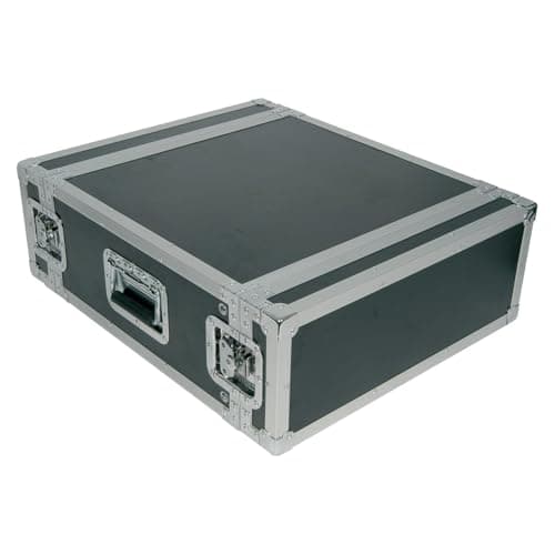 Image of Citronic | 19" Flightcase for Audio Equipment | Heavy Duty 4U Rack Case with Removable Front and Rear Lids, 9mm Plywood