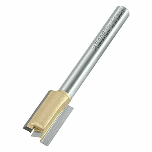 Image of Trend BR04X1/4TC 12mm 1/4" TCT Straight Hinge Recess 2 Flute Router Cutter