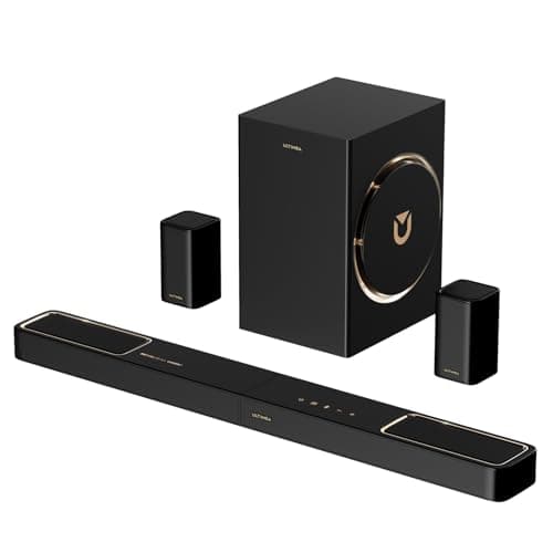 Image of ULTIMEA 5.1.2ch Soundbar with Dolby Atmos, Surround Sound System with 2 Surround Speakers, Soundbar with 6.5" Subwoofer, Sound Bar for TV, Bluetooth® 5.4, HDMI eARC