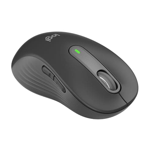 Image of Logitech Signature M650 L Left Wireless Mouse - For Large Sized Left Hands, Silent Clicks, Customisable Side Buttons, Bluetooth, Multi-Device Compatibility - Grey