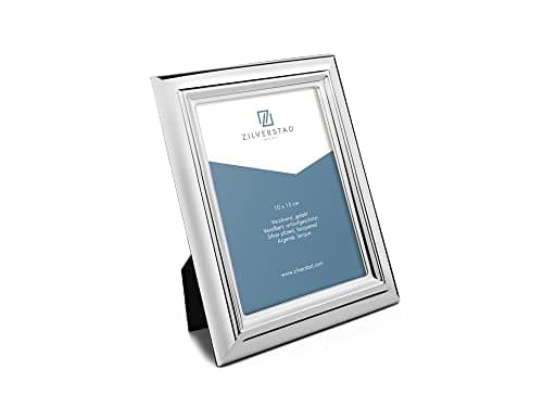 Image of Zilverstad Milano Photo Frame, Metal, Silver, 1.5 x 14 x 19 cm