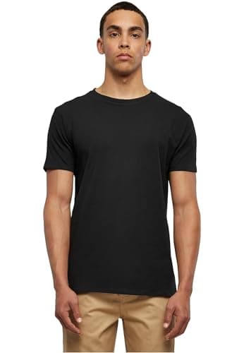 Image of Urban Classics Men's Organic Fitted Strech Tee T-Shirt, Black, M