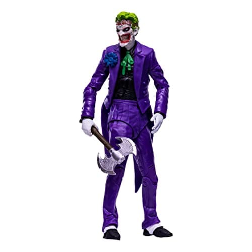 Image of McFarlane Toys, DC Multiverse The Joker (Death of the Family) 7-inch Action Figure with 22 Moving Parts, Collectible DC Batman Figure with Unique Collector Character Card – Ages 12+