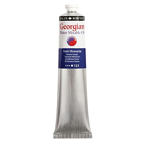 Image of Daler-Rowney Georgian Water Mixable Oil Paint, Aluminium Tube, 6.76oz - 200 ml, Viridian Hue
