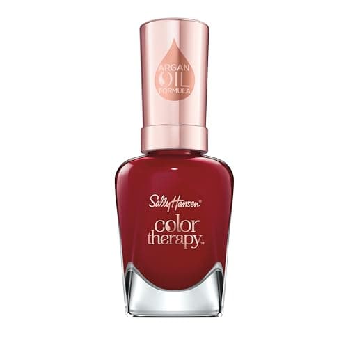 Image of Sally Hansen Colour Therapy Nail Polish with Argan Oil, 14.7 ml, Un-Wined
