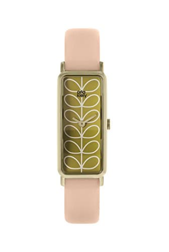 Image of Orla Kiely Womens Quartz Watch, Analogue Classic Display and Leather Strap OK2212