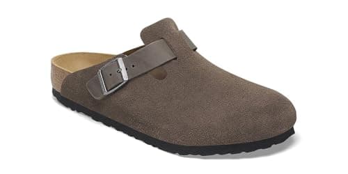 Image of Birkenstock Boston Slippers Men Dark Grey