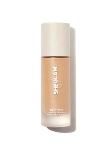 Image of SHEGLAM Skinfinite Hydrating Foundation Flawless Dewy Foundation Hydrating Coverage Invisible Pore Concealer Pore-less Non-Greasy Lightweight Natural Soft Liquid Foundation-Warm Vanilla