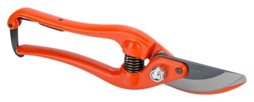 Image of Bahco P3-20-F Bypass Secateurs with Steel Handles, Red, 200 mm