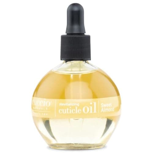 Image of Cuccio Naturale Sweet Almond Cuticle Oil, 68ml, Hydrating Cuticle Oil for Nails, Nail Repair & Growth, Sweet Almond & Jojoba Nail Treatment Oil
