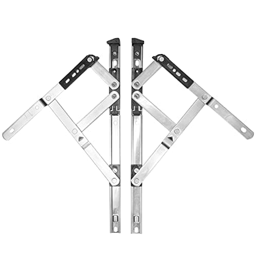 Image of Yale Defender Friction Hinges UPVC Window Securistyle Easy Clean & Egress Opening Vent Stay (12" x 17mm (Stack Height))