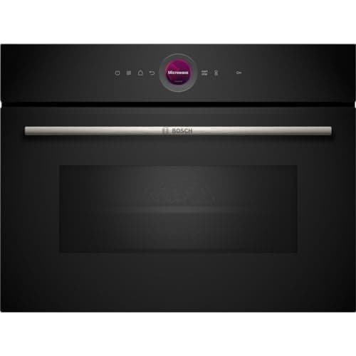 Image of Bosch CEG732XB1B Serie 8 Built-In Compact 45cm Microwave Oven|60 x 45cm - Black, 700057898