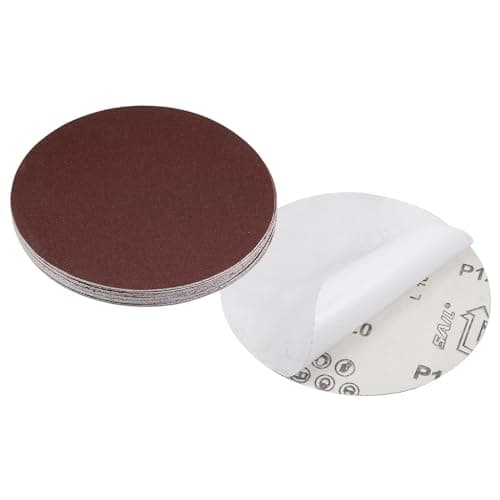 Image of CoCud PSA Sanding Discs, 6 Inch Dia 120 Grits, Self Adhesive Sticky-Back Sandpaper - (Applications: for Woodworking Metal Finishing), 20-Pieces