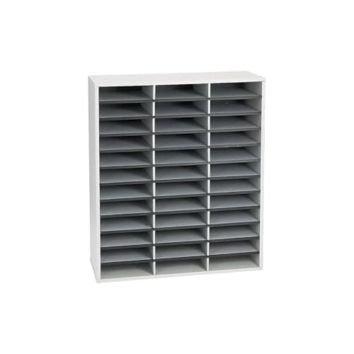 Image of Fellowes Literature Sorter Melamine-laminated Shell 36 Compartments W737xD302xH881mm Ref 25061