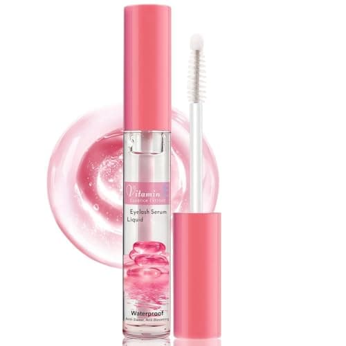 Image of Waterproof Clear Mascara for Eyelashes,Clear Mascara for Eyelashes,Multipurpose Lash Primer&Brow Gel,Lash Primer & Mascara Primer with Vitamin E Essence,Long-Lasting Top Coat,Defines&Conditions Lashes