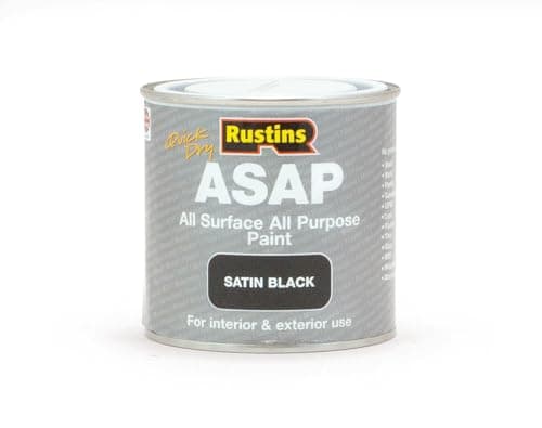 Image of RUSTINS ASAP Paint Black 250ml