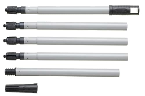 Image of Fit For The Job 5 Section Multi Length Extension Pole 1'-4' (25cm-1.2m) for Paint Roller Frames, Gives Extended Reach When Painting, Compatible with Screw and Push Fit Frames