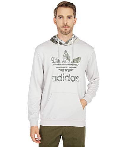 Image of adidas Originals Camo Block Hoodie Grey One LG