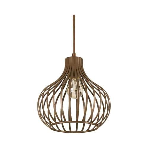 Image of Ideal Lux Onion - 1 Light Ceiling Pendant Brown