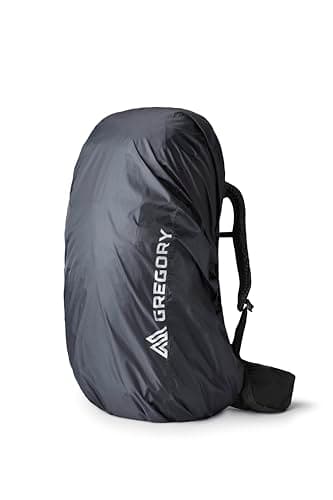 Image of Gregory Trial Accessories - Raincover 50-80L, 0.14 KG, Waterproof, reflective raincover for backpack, Black (Obsidian Black)
