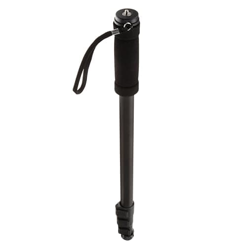 Image of Amazon Basics Lightweight Portable Extendable Camera & Photography Monopod, Aluminum, Telescopic - 21 to 67 inch, Black