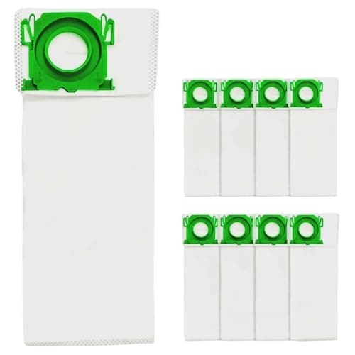 Image of 8-Pack 5093AM Vacuum Bags for SEBO Airbelt X/C/370 Series Upright Vacuums, 4-Layer Ultra Filterbox with Caps #5093AM Vacuum Cleaner Bags 8PCS