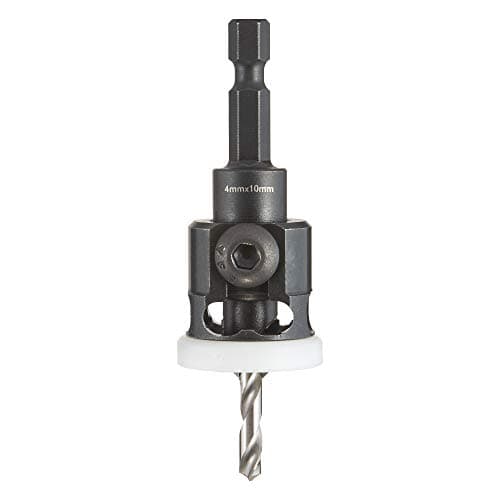 Image of Trend Snappy TCT 10mm Countersink with Non-Marring Depth Stop & 4mm HSS Drill, 1/4 Inch Hex Shank, Quick Release System, SNAP/CSDS/4MMT, Silver