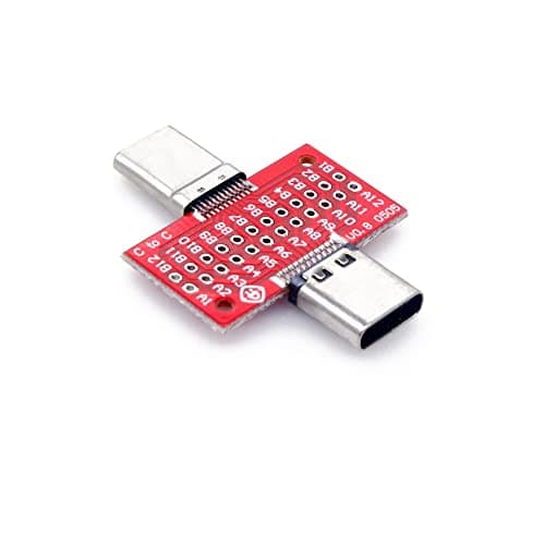 Image of Treedix USB 3.1 Type-C Male to Female Test Board Circuirt Board 24Pin for Date Line Wire Cable Transfer Extension