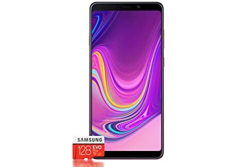 Image of Samsung Galaxy A9 (2018) Smartphone Bundle [6.3 Inches, 128GB] + Evo Plus 128GB Memory Card