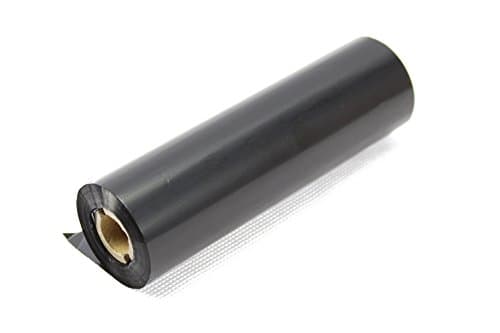 Image of 110mm x 74m Black Thermal Transfer Ribbons Wax Resin Grade Ribbons, Pack of 5. for Zebra Desktop Printers.