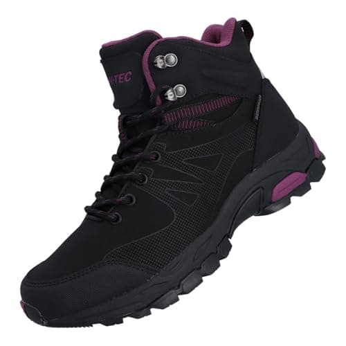 Image of Hi-Tec Female Jackdaw Mid Waterproof Boot, Black, 5