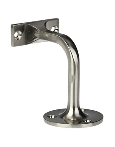 Image of Wall Mounted Handrail Brackets - Select Finish (Brushed Nickel)
