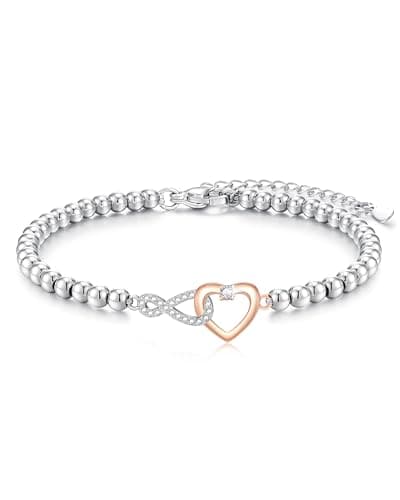 Image of POWWA Mummy Gifts, Mummy Mum Birthday Gifts Bracelet Presents from Daughter Son Birthday Mothers Day Christmas Xmas Valentines Mothers Day