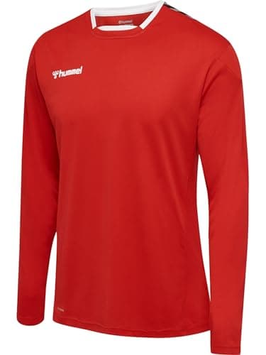 Image of hummel Men's Authentic Poly Jersey L/S Jersey True Red