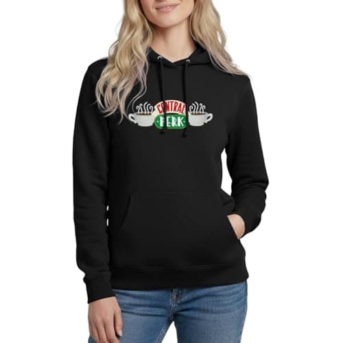 Image of Spreadshirt Friends Central Perk Women's Hoodie, S, black