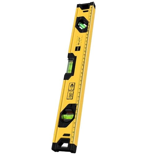 Image of Spirit Level, Aluminium Alloy Spirit Level, 300 mm/12Inch High Precision Magnetic Mini Level Tool with 3 Bubble 45°,90°,180° and Magnetic Base, Shock Proof Torpedo Level for Measurement