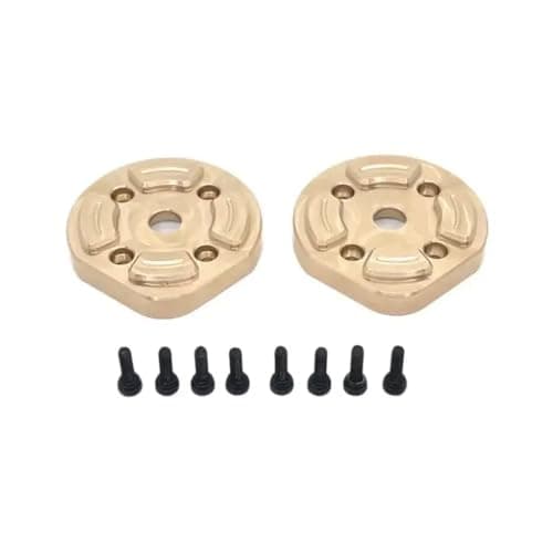 Image of Brass Counterweight Balance Weight Compatible With H12Y H12Y+ 1/12 Scale RC Crawler Cars (2pcs or 4pcs)(2pcs)