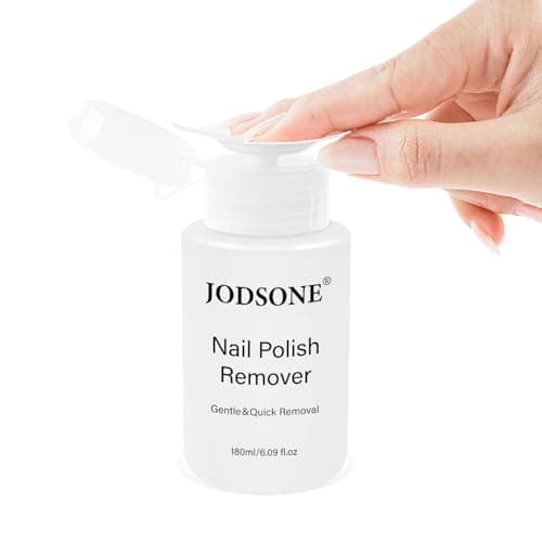 Image of JODSONE Non-Acetone & Fragrance-Free Nail Polish Remover, 180ml Large Capacity Nail Varnish Remover, Quick Removal for Home Manicures and Professional Salon Use