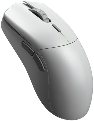 Image of Glorious Series 2 PRO Wireless Gaming Mouse - Compact, 55g Super Light, 8K Wireless Polling, 26K Sensor, Optical Switches, Esports Mouse for PC Gaming, Fingertip, Clawgrip, & FPS Games - White