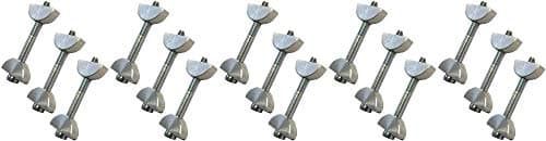 Image of Unika Slimline Toggle Bolt for Compact Laminate Kitchen Worktop Connecting Bolts - 15 Pack