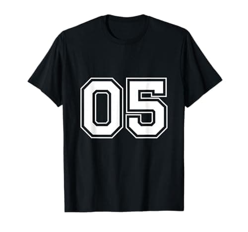 Image of Number 05 T-Shirt