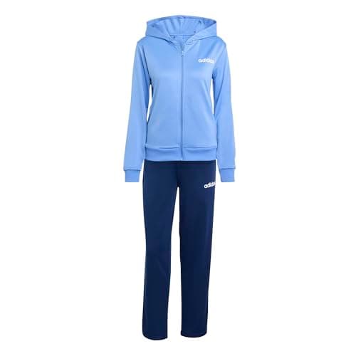 Image of adidas Women's ESSENTIALS LINEAR TRACKSUIT, Blue Fusion, XS