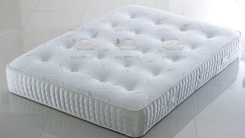 Image of ark future Cashmere Pocket Mattress - Medium Firm Support, 1000 Pocket Springs, Breathable & Cooling, Hypoallergenic, Luxury Sleep Experience (3FT Single)