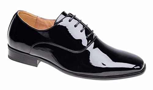 Image of Mens Evening / Uniform / Oxford shoes Black Patent size 10