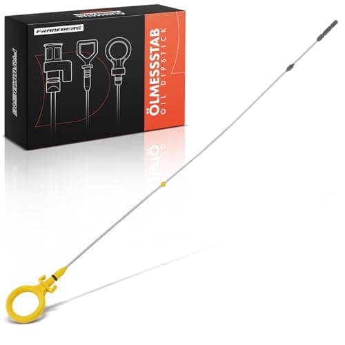 Image of Frankberg Engine Oil Dipstick Compatible with A3 8P1 A3 Cabriolet 8P7 TT 8J3 Altea 5P1 Altea XL 5P5 5P8 Leon 1P1 Toledo III 5P2 Replace# 06F115611F
