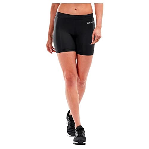 Image of 2XU Women's Compression Shorts Black/Silver