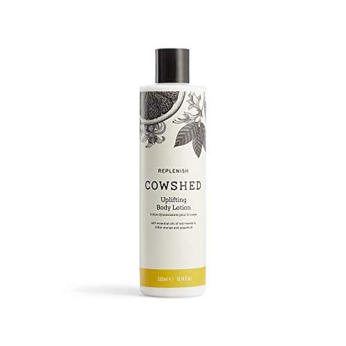 Image of Cowshed Replenish Uplifting Body Lotion 300ml - Hydrating Body Moisturiser with Red Mandarin, Bitter Orange & Grapefruit Essential Oils - Nourishing Body Cream for Soft Skin