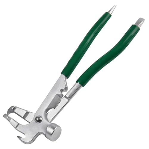Image of LEONTOOL Wheel Weight Pliers Wheel Balancing Weight Plier Hammer Tool for Clip On Wheel Weights, Tire Weights Removal Tool for Repair Remover Tire