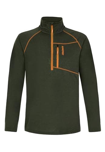 Image of Protest Men's 1/4 Zip PRTRekody, Kale Green, S