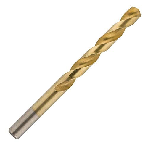 Image of UK Drills - HSS Titanium Drill Bits - Fully Ground, Titanium Coated Tool Bit Jobber - To be used on Steel, Wood & Plastic - 12.0mm (Pack of 5)